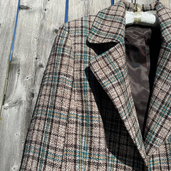 Oversized plaid blazer - Picture 3 of 5